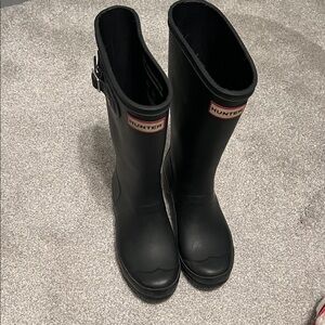 Youth/kids Hunter Classic Black Rain Boots size 2